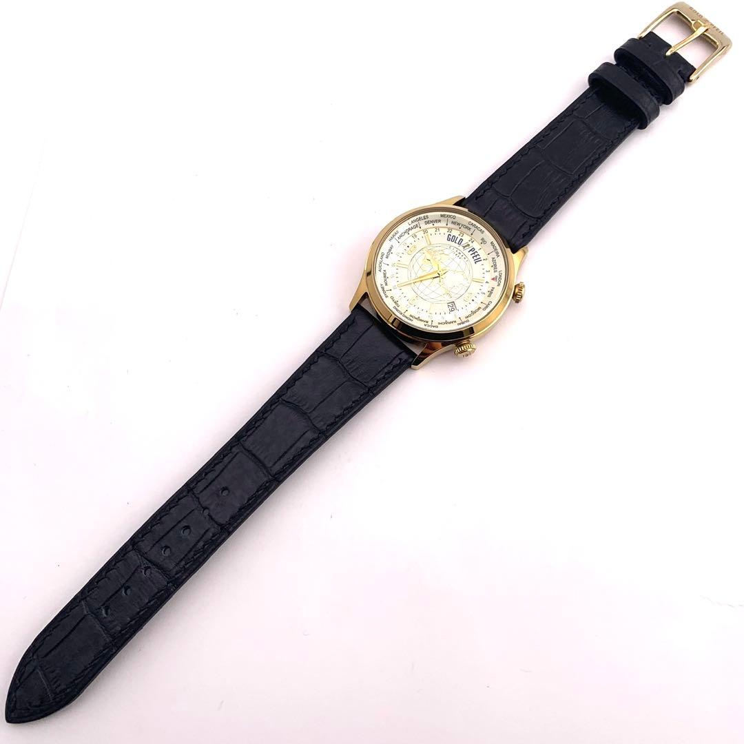 7-5105 GOLD PFEIL G21000 ワールドタイム 腕時計