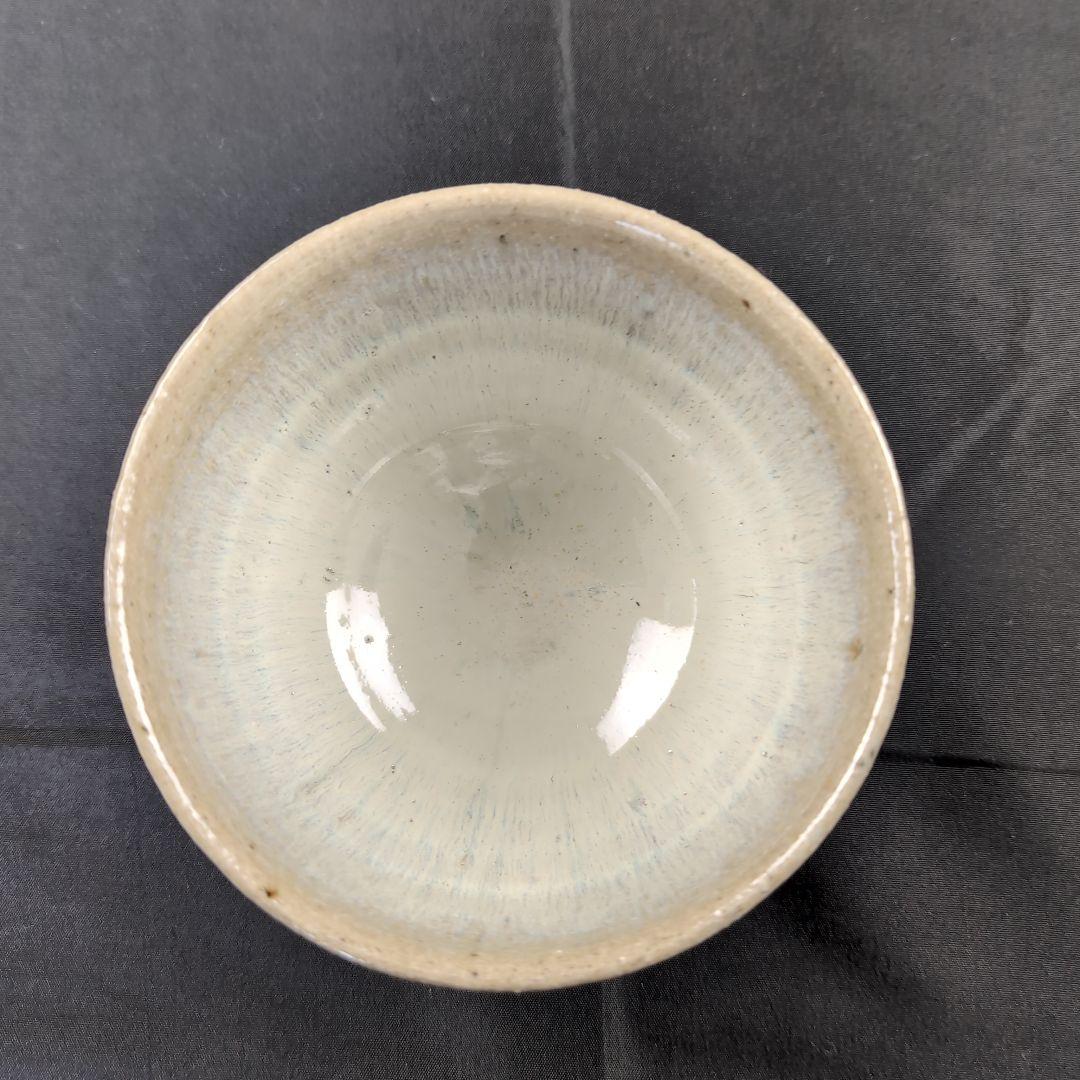 西岡小十 氏作 絵斑唐津茶碗 唐津茶碗 共箱付き