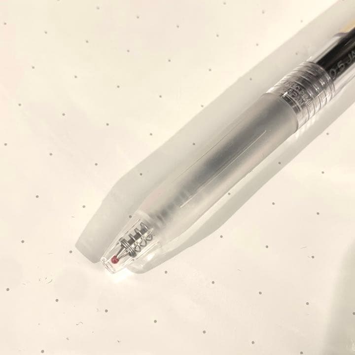 廃番 無印良品 さらさら描けるゲルインキボールペン ノック式 ブルーブラック 5