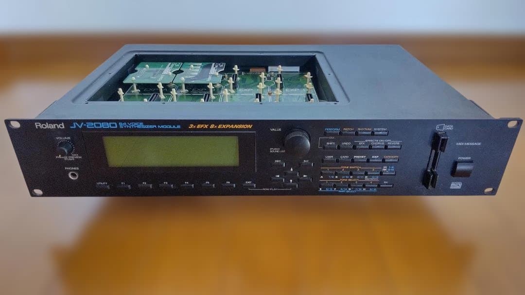 Roland JV-2080 本体＋エクスパンションボード2枚付