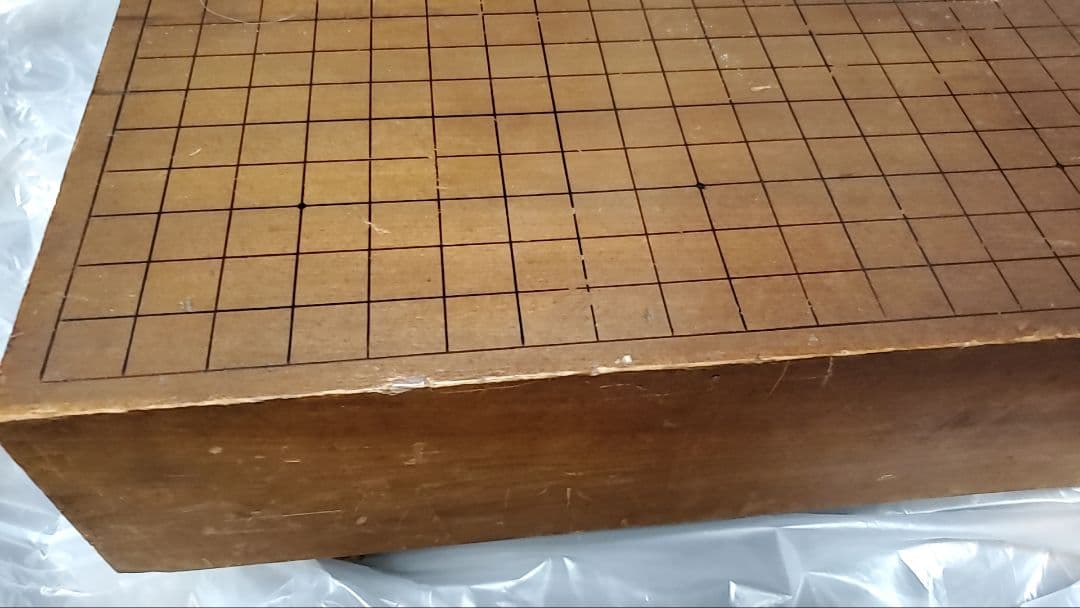 碁盤 足付き19路 碁石付き