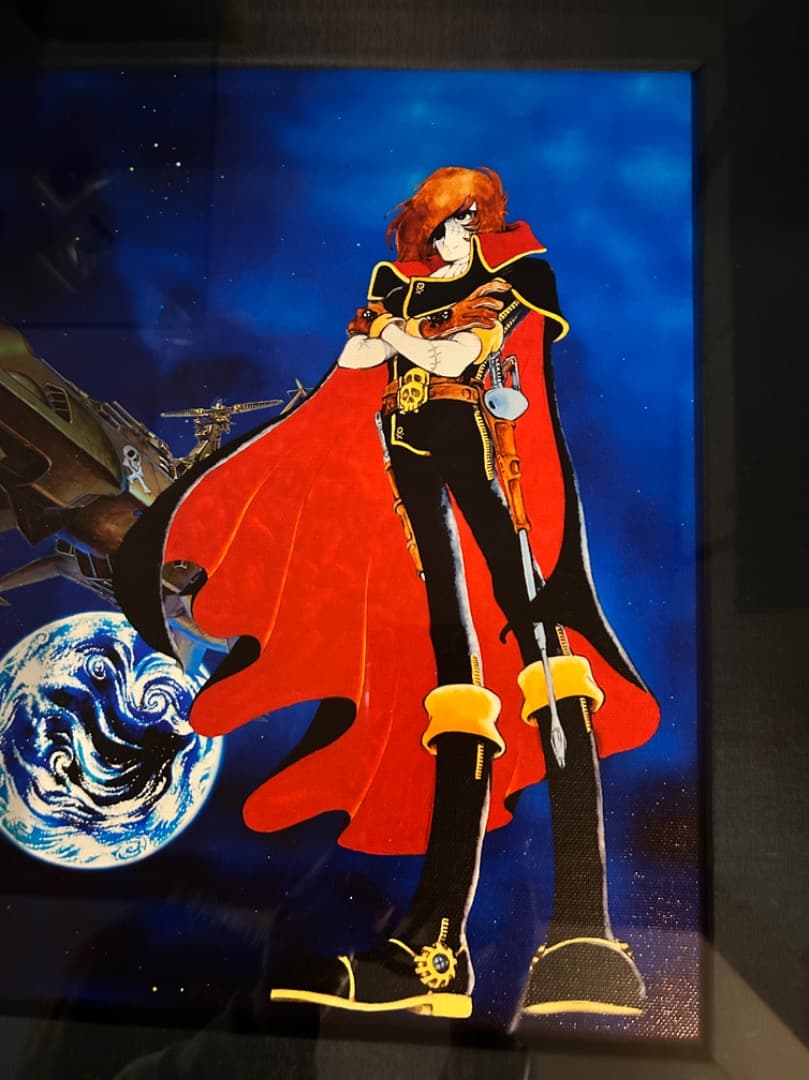 松本零士　遥かなるアルカディア　版画シルクスクリーン直筆サインED126/200