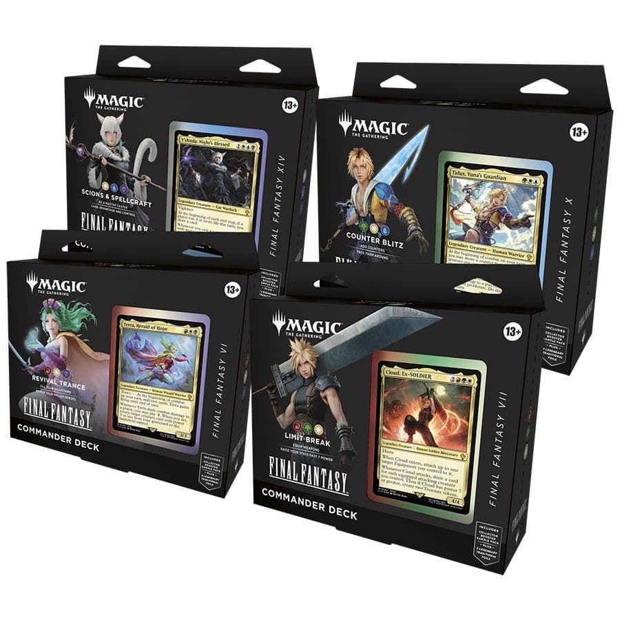 MTG FINAL FANTASY 統率者デッキ4種セット 英語版 FF