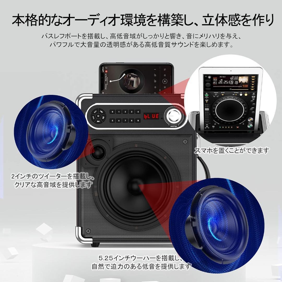 【M2165-179-140】スピーカーセット 拡声器 ワイヤレスマイク２本