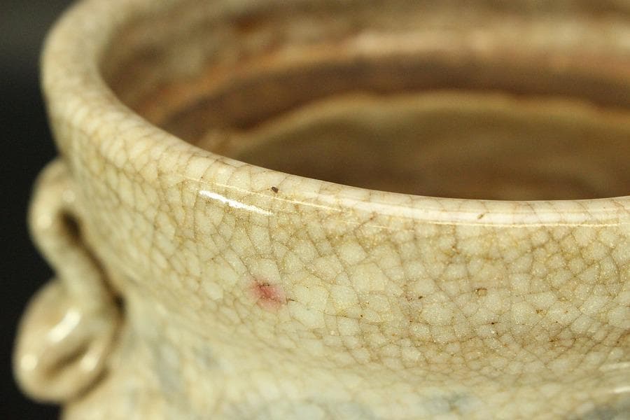 茶道具 絵志野 水指 時代物(ZE574)