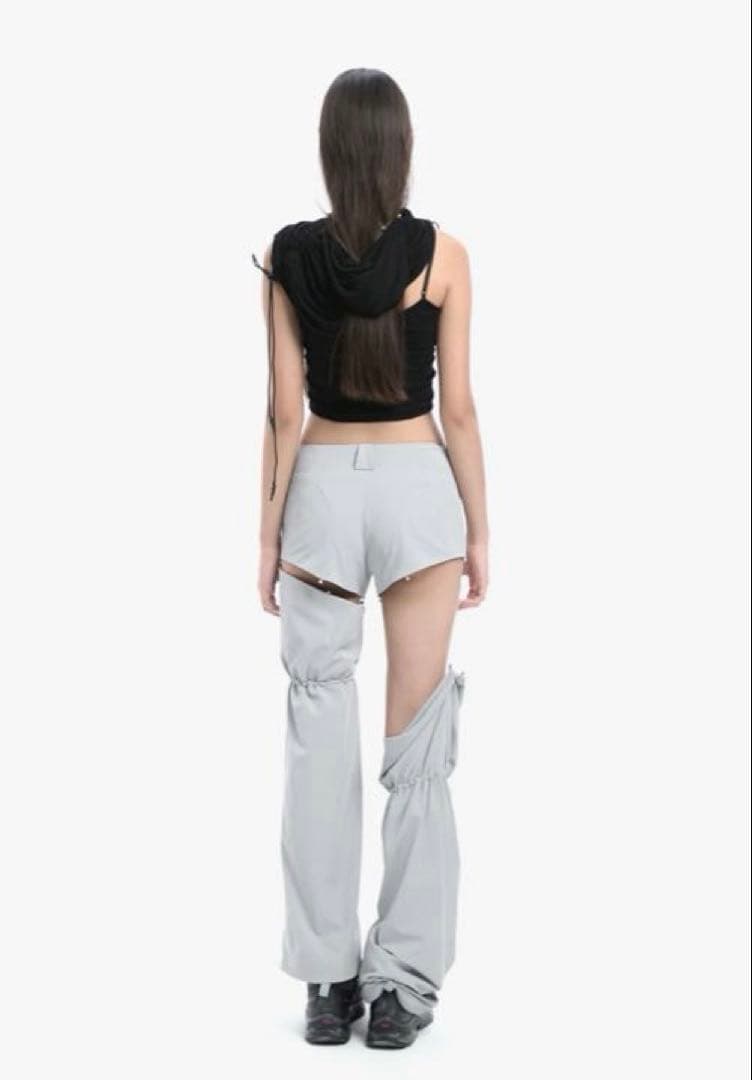 THEREDTHREAD G tech magnet legpants グレー