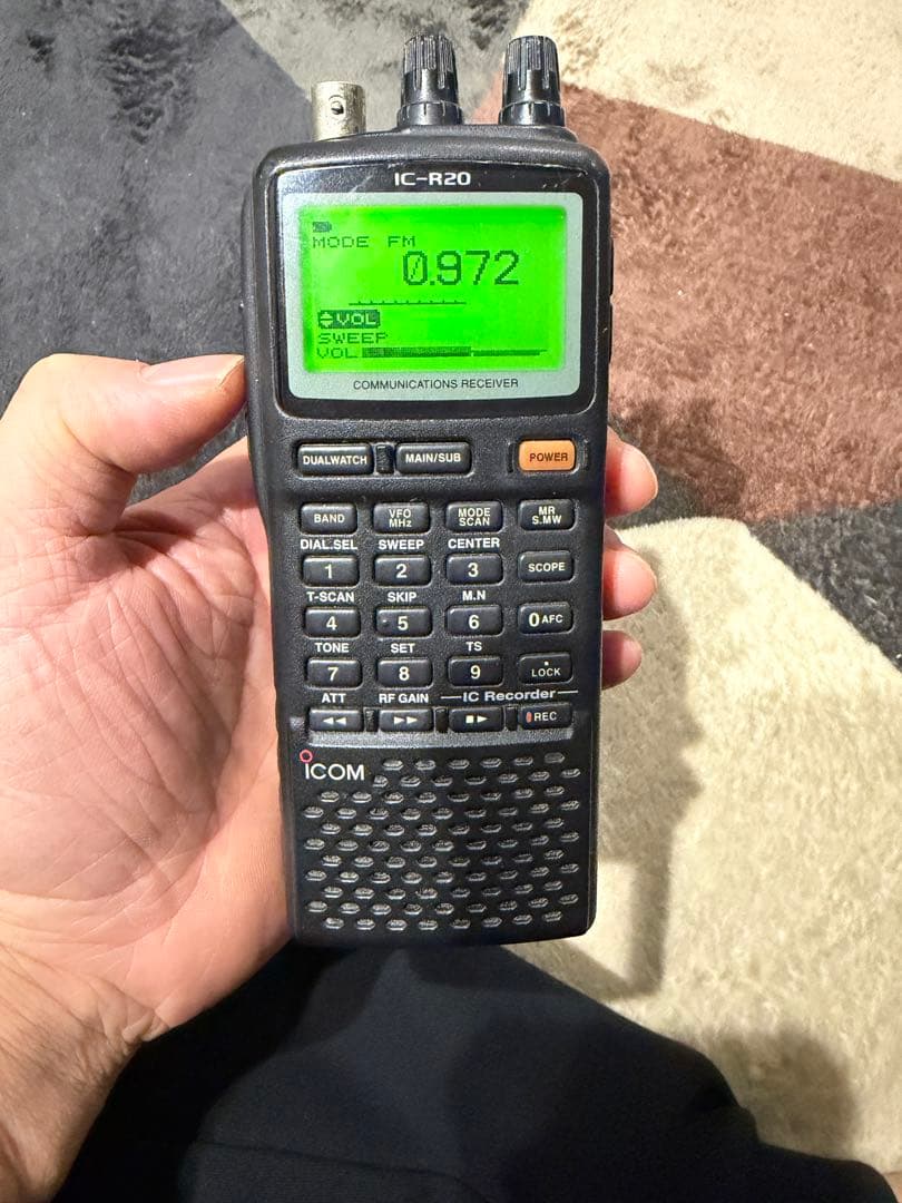 Icom IC-R20 通信受信機