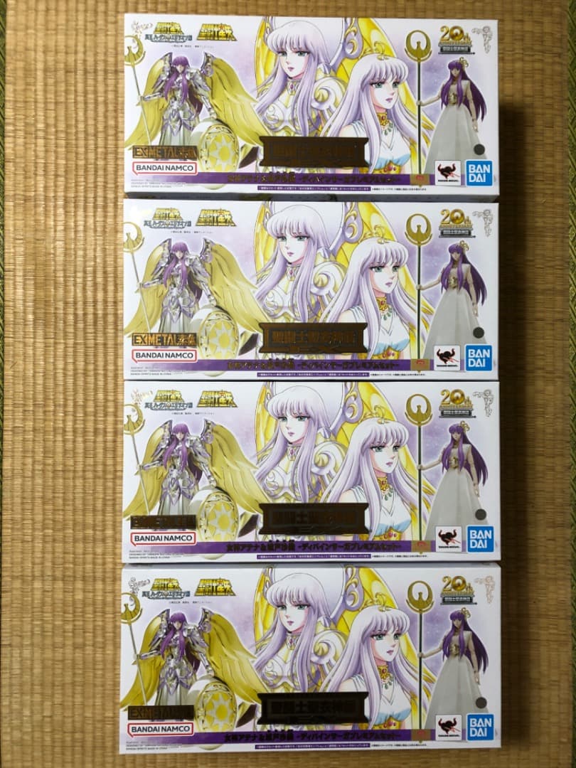 聖闘士聖衣神話EX 女神アテナ＆城戸沙織 ディバインサーガプレミアムセット 4個