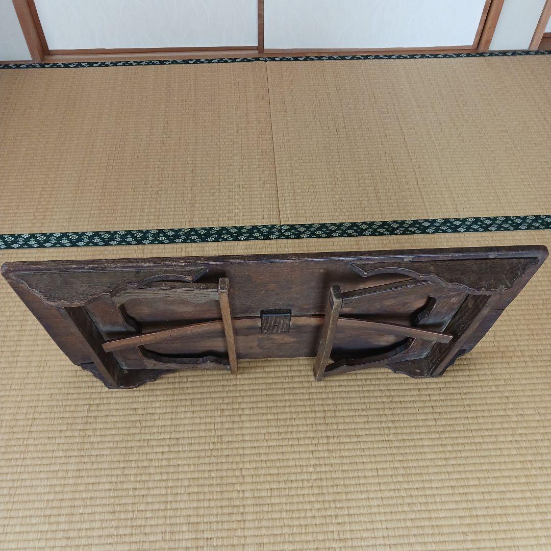 (希少) アンティーク文机　江戸~明治時代　寺子屋机(天神机) 古家具