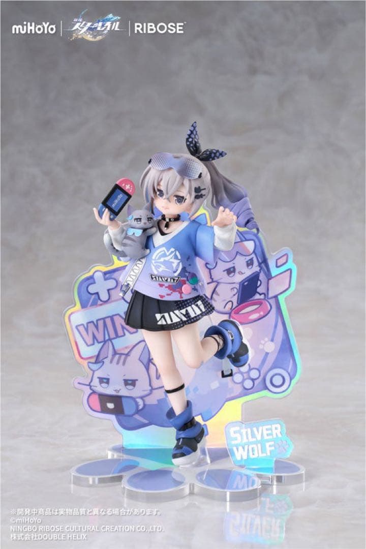 未開封 崩壊:スターレイル ちびねこシリーズフィギュア 銀狼Ver.