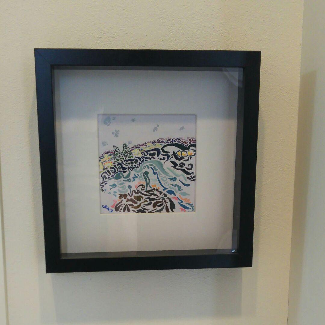 絵 水彩画  インテリア