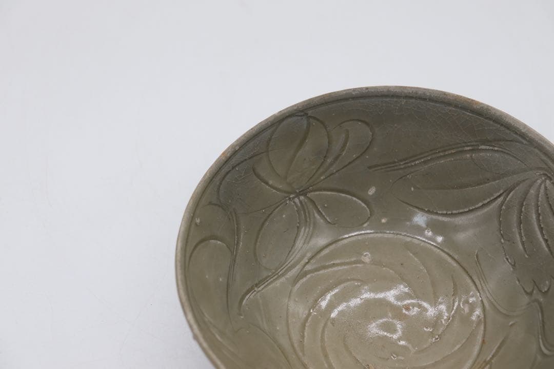 中国　青磁お碗　龍泉青磁　送料込み0425
