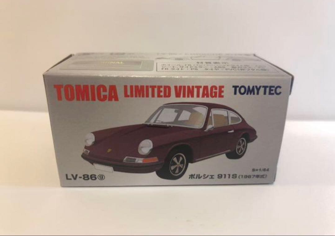 トミカリミテッドヴィンテージ　LV-86 ポルシェ911　黄色＆マルーン　2種