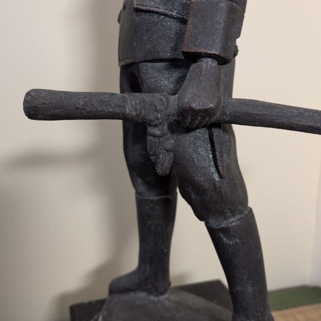 軍人像　人物不明　４０センチ