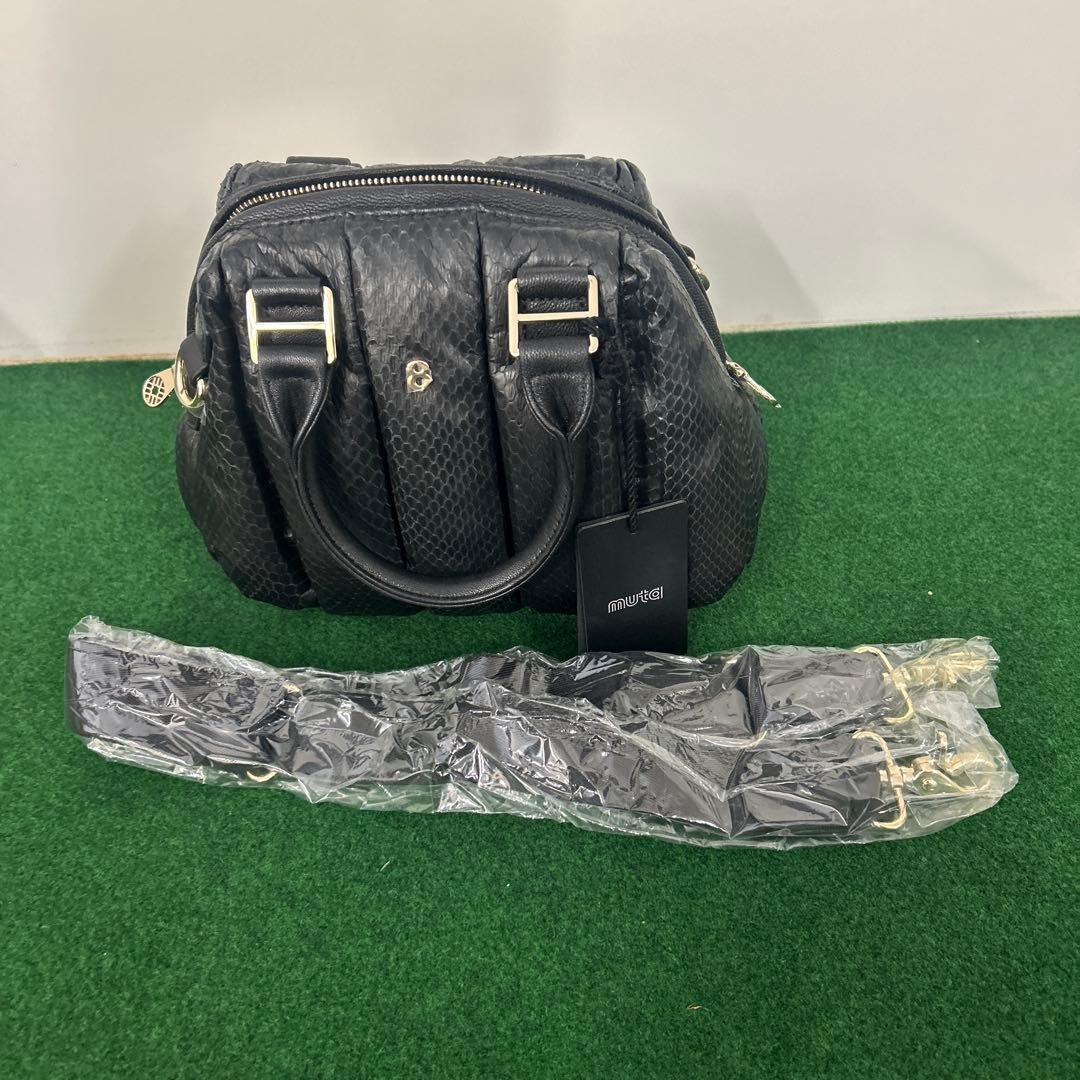 新品　ムータ 2WAYバッグ 黒バッグ ウォーターパイソン8ゴルフ muta\"