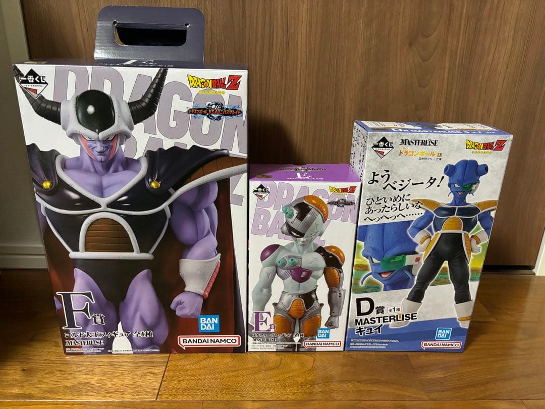 一番くじ　ドラゴンボール　コルド大王、メカフリーザ、キュイ　3体セット