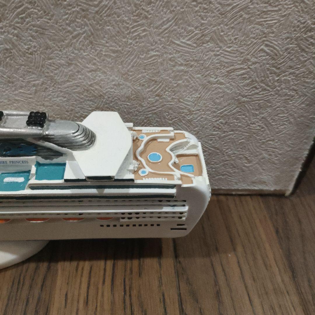サファイアプリンセス　模型　豪華客船　クルーズ船　置物　プリンセスクルーズ