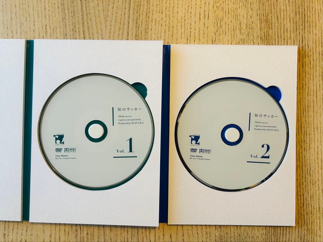 知のサッカー第1巻＋2巻＋3巻 DVD