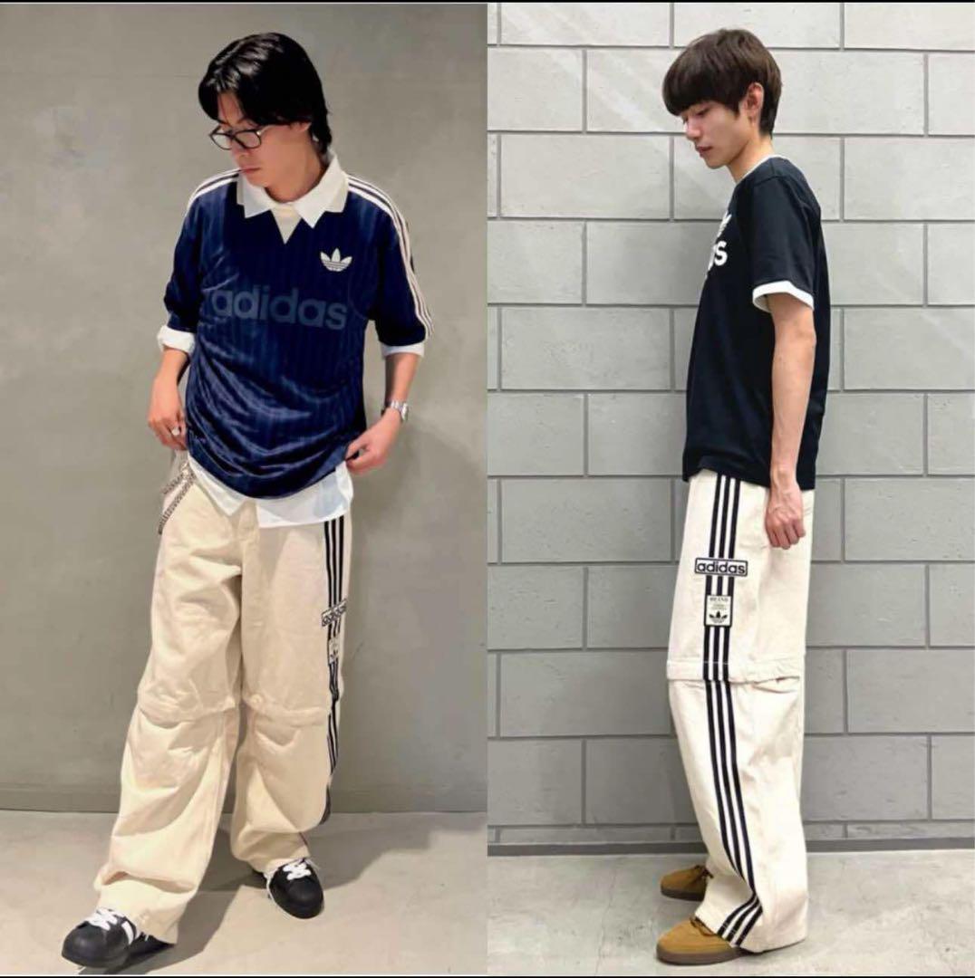 Adidas アディブレイク 2-IN-1 デニムパンツ オフホワイト27サイズ