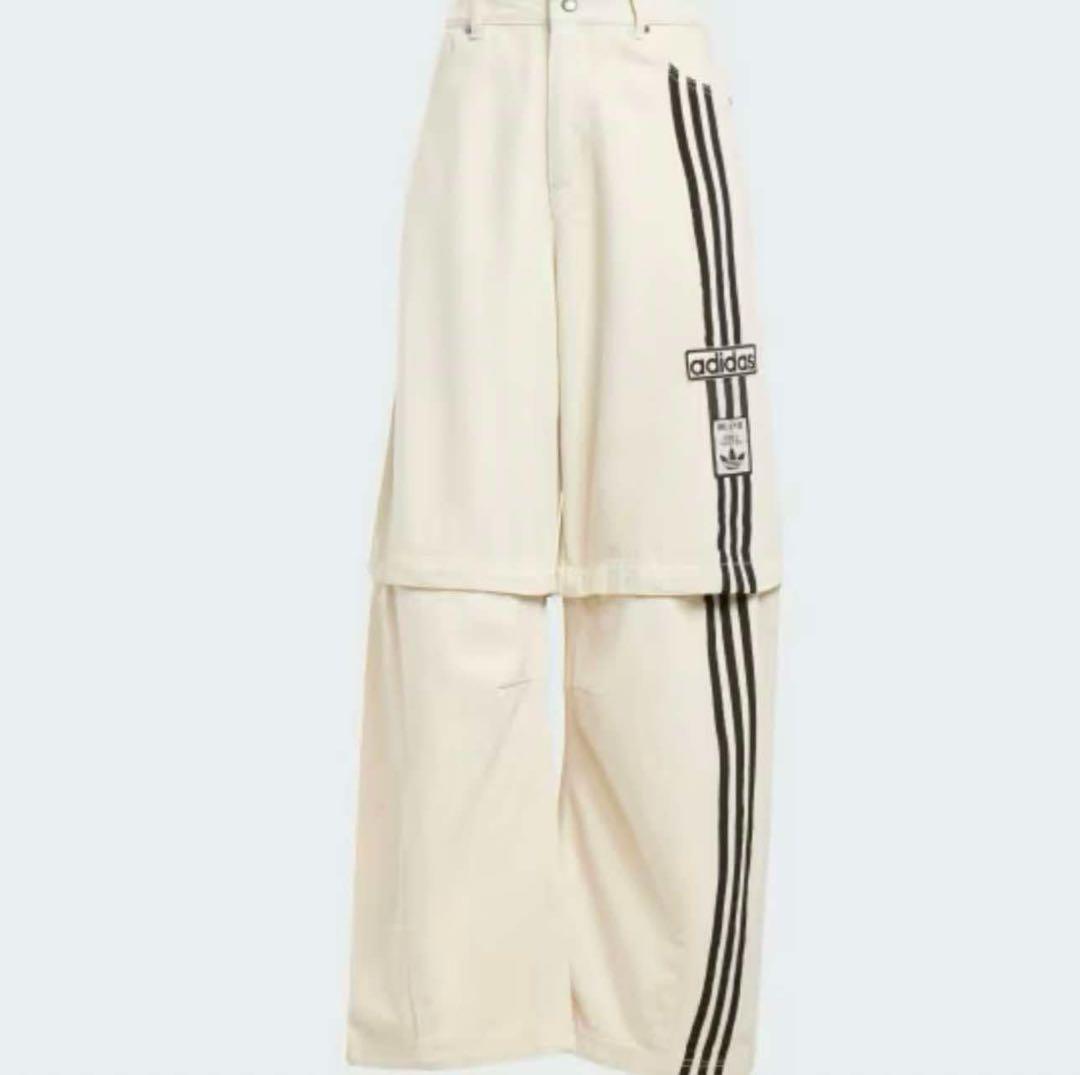 Adidas アディブレイク 2-IN-1 デニムパンツ オフホワイト27サイズ