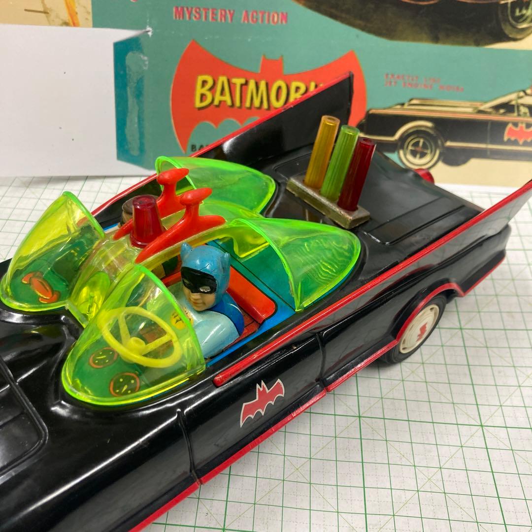 1960年代アオシン製の初期の珍しい黒の バットマンかー黒は！殆ど出てきません