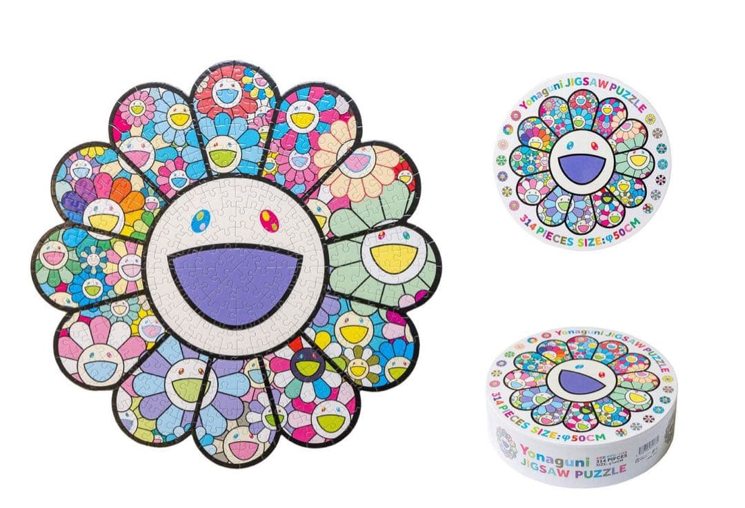 村上隆　フラワー型　お花　ジグソーパズル1個　カイカイキキ
