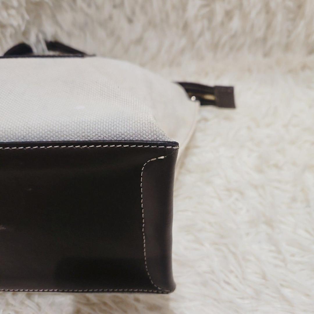 イアクッチ ソルベット S 2way ショルダーバッグ キャンバス 黒 クリーム