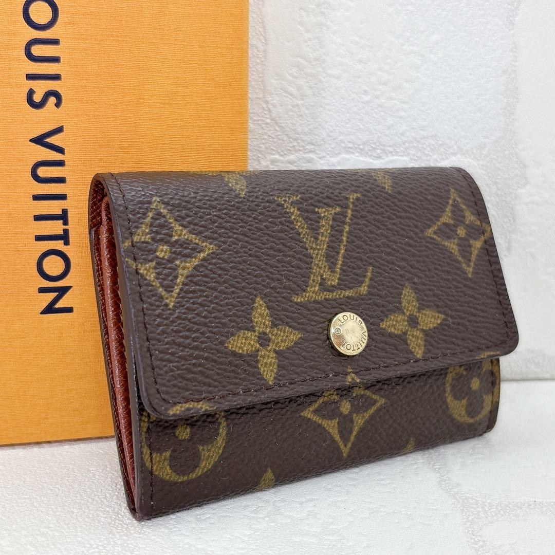 美品✨VUITTON ルイヴィトン モノグラム ポルトモネプラ ケース