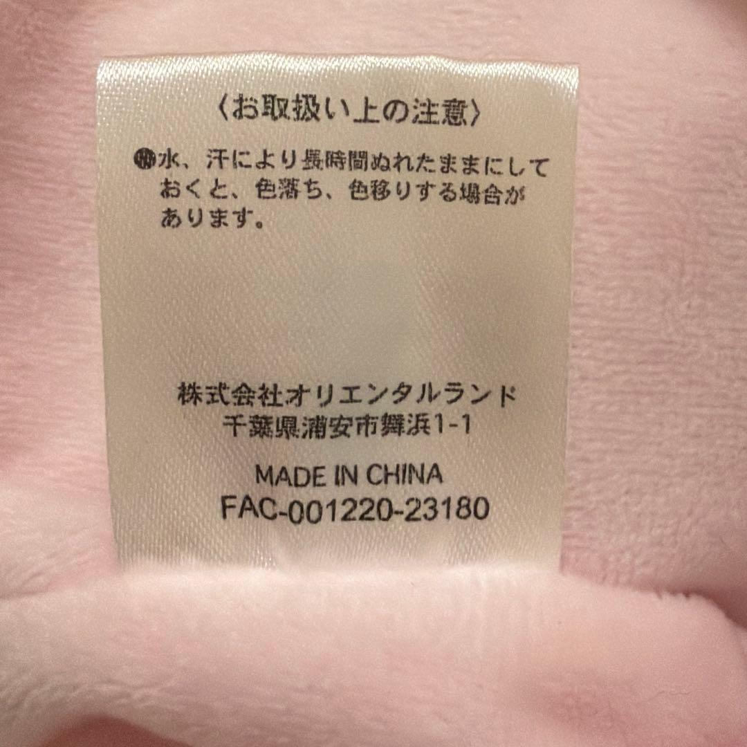 ディズニーランド　耳付きマフラー　ピンク　ミッキー　マフラー帽子