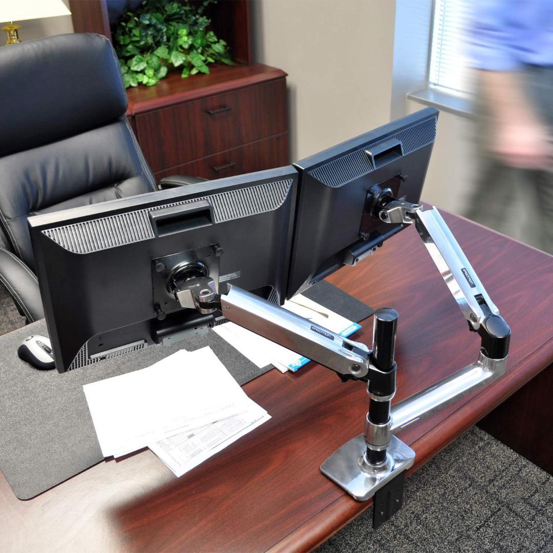 エルゴトロン LX Dual Desk Mount LCD Arm　06c28