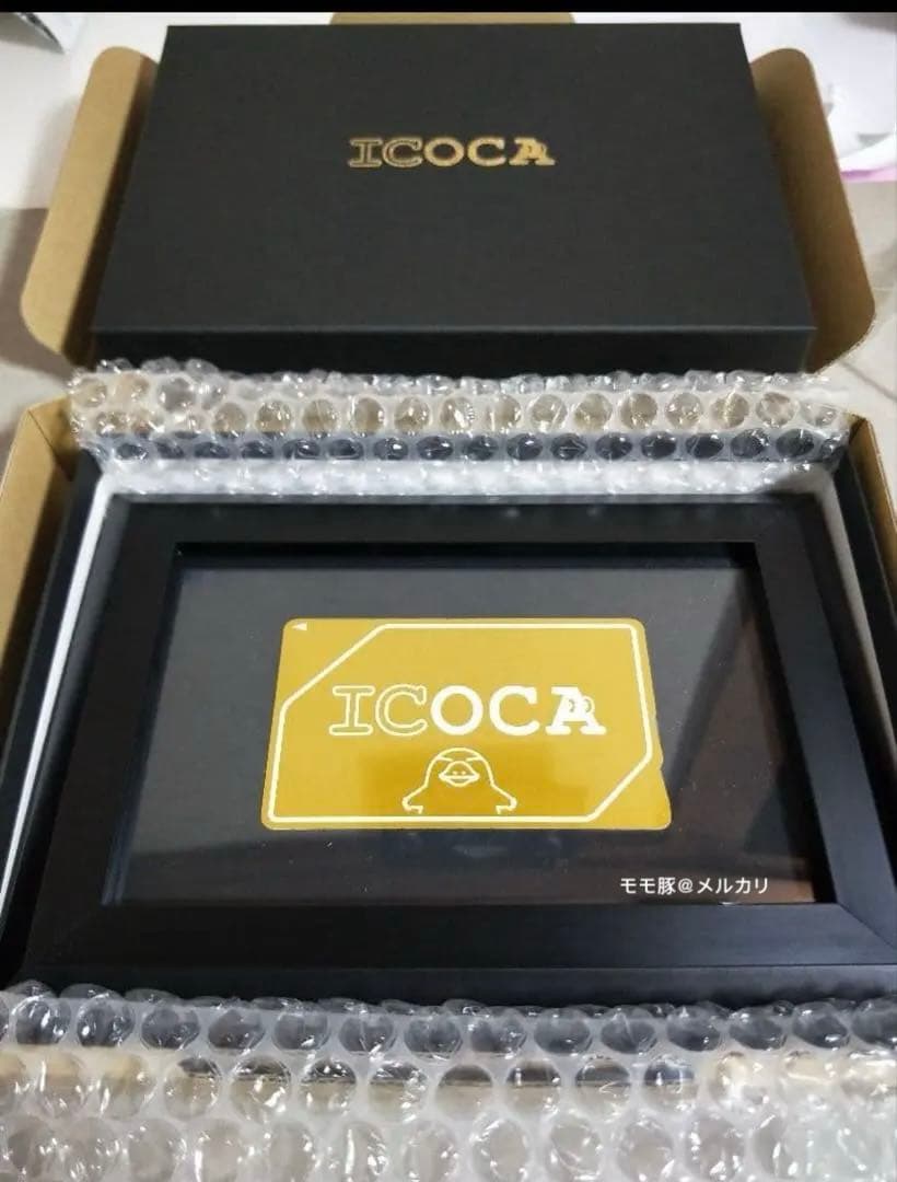 【新品】J-WESTゴールドカード　会員限定　黄金のICOCA