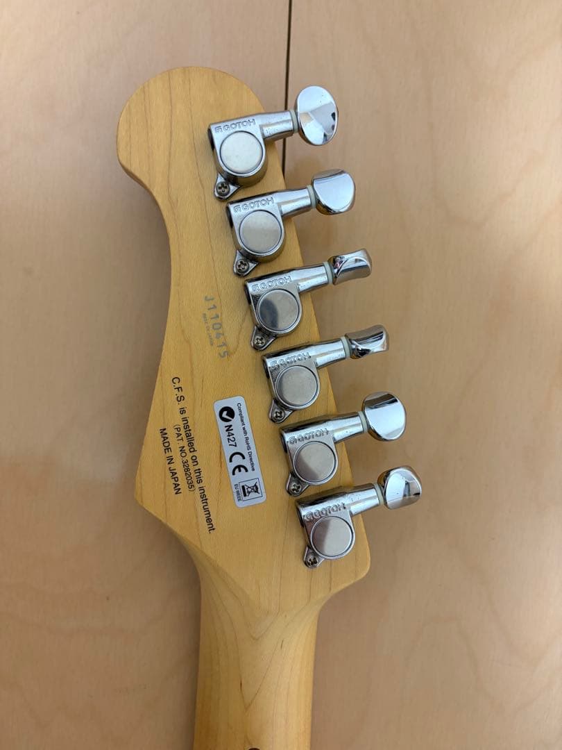 FUJIGEN FGN ストラトキャスタータイプ エレキギター ブラック