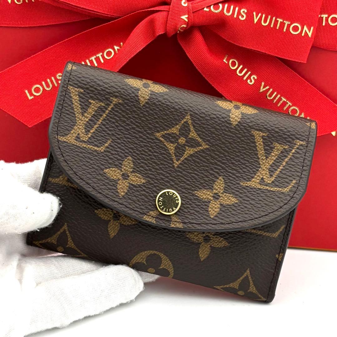 ☆極美品☆新型☆ルイヴィトン ケース 財布 モノグラム ポルトモネロザリ