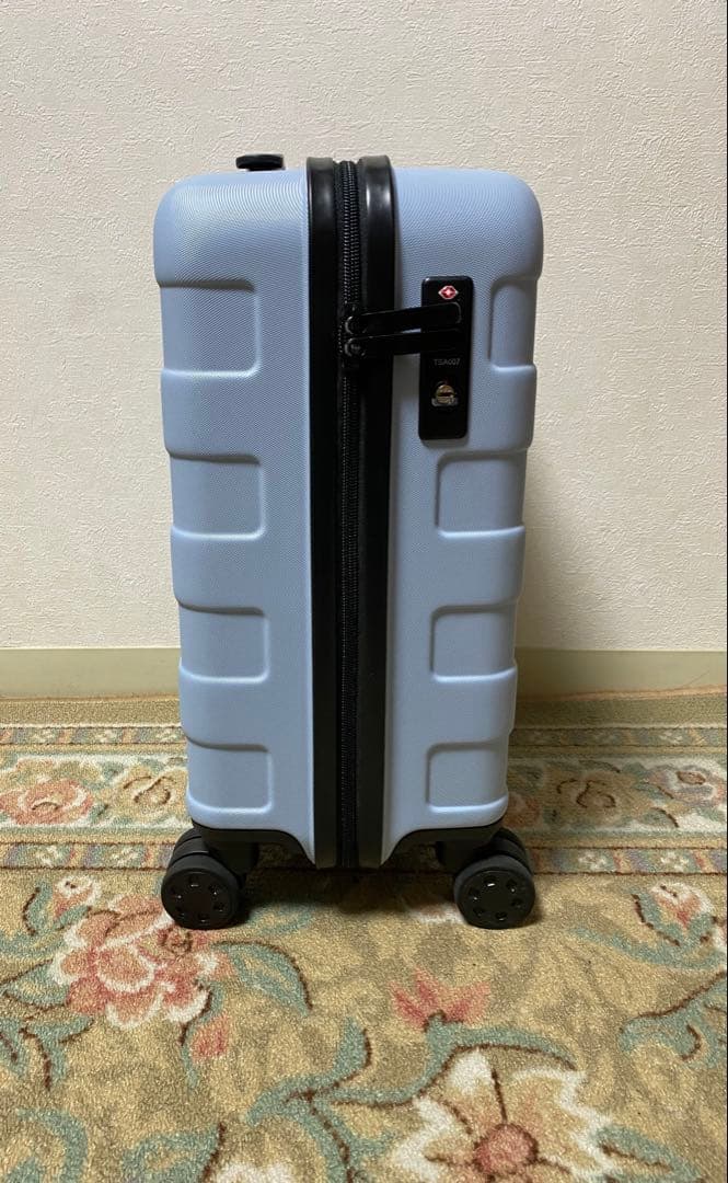 MUJI無印良品　19リットル　キャリーケース　ライトブルー