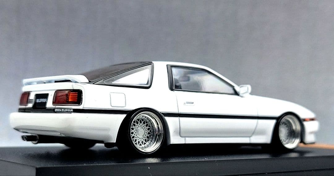 な～　1/43　スープラ改　A70　BBS-RS　インチアップ　深リム