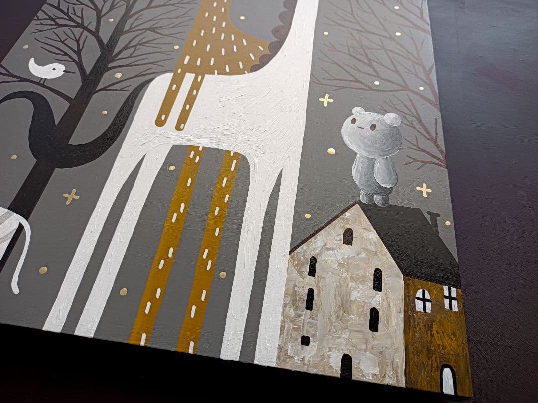 サ*ク様 ✿月野乃亜 原画 2024年／594×420mm 現代アート 2411