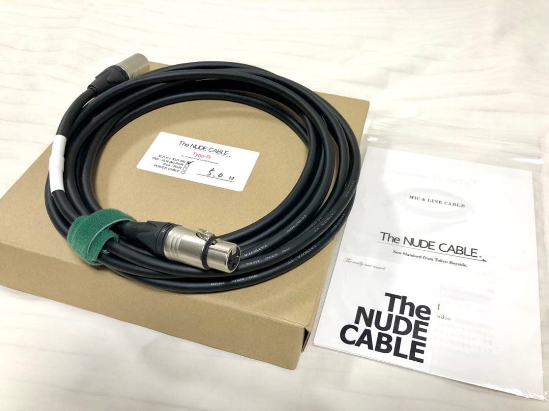 nude cable TYPE-R 5m マイク・ラインケーブル