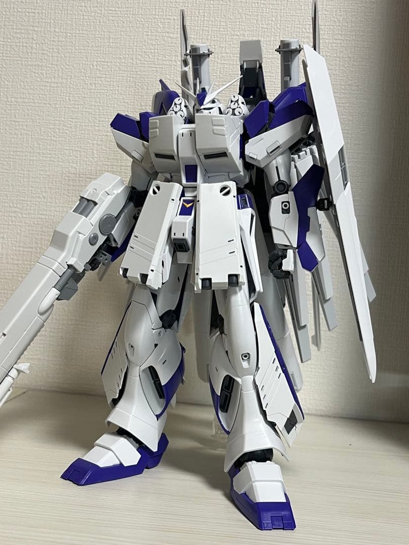 MG Hi-νガンダムVer.Ka＋HWS拡張セット【組立済】