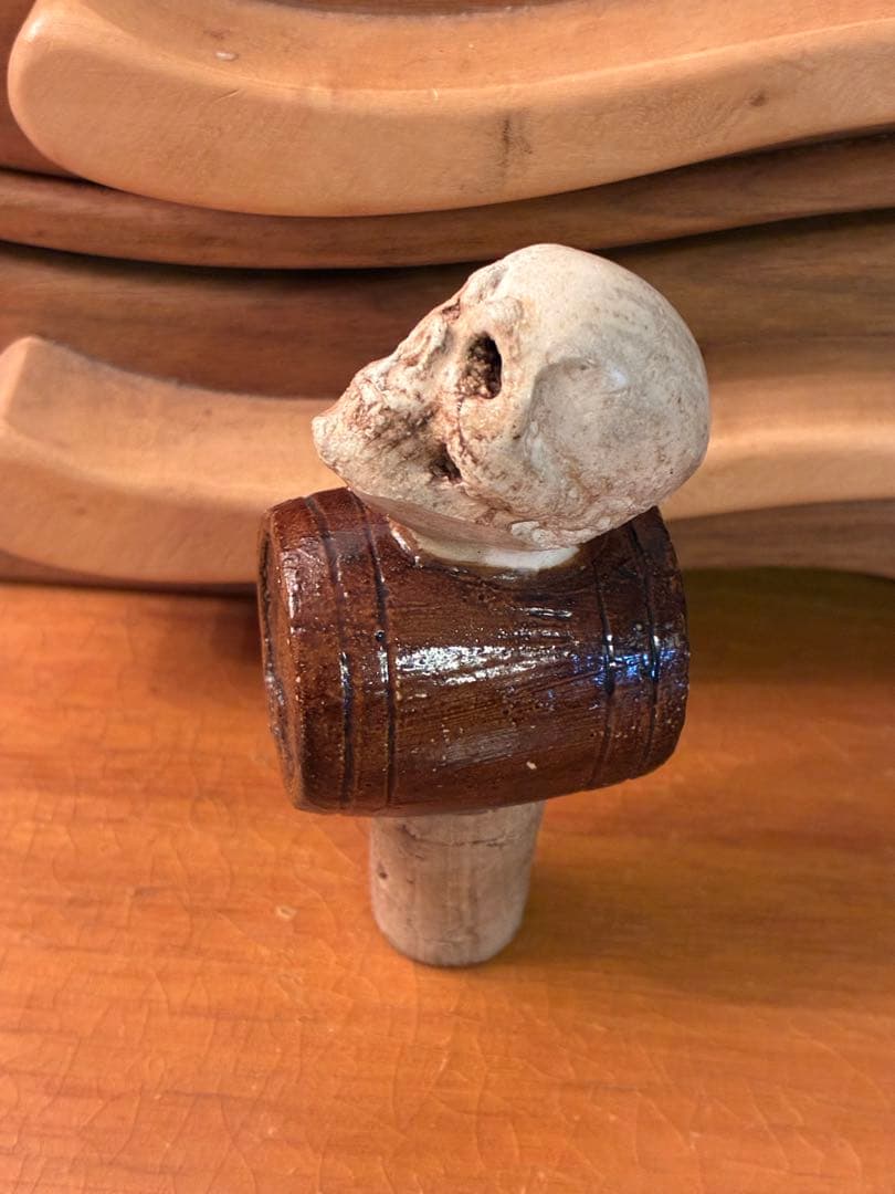 ビンテージ　スカル　髑髏　骸骨　ハロウィン　ミッドセンチュリー ネイバーフッド