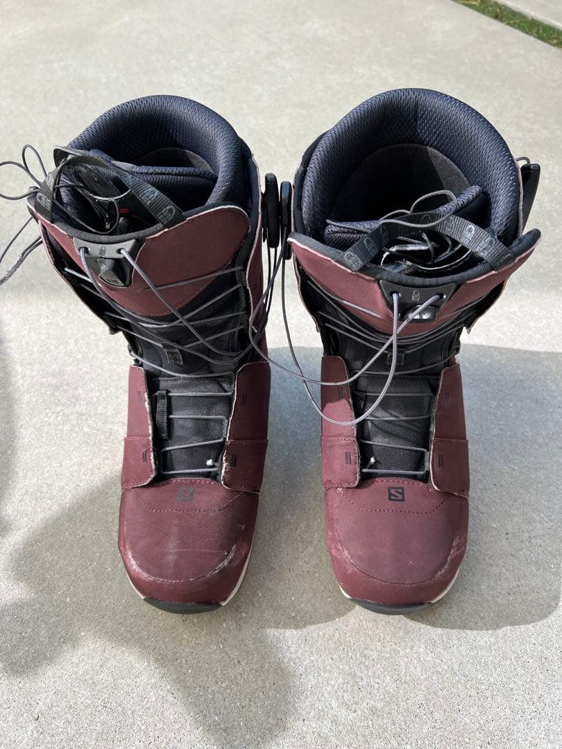 Salomon スノーボードブーツ バーガンディ
