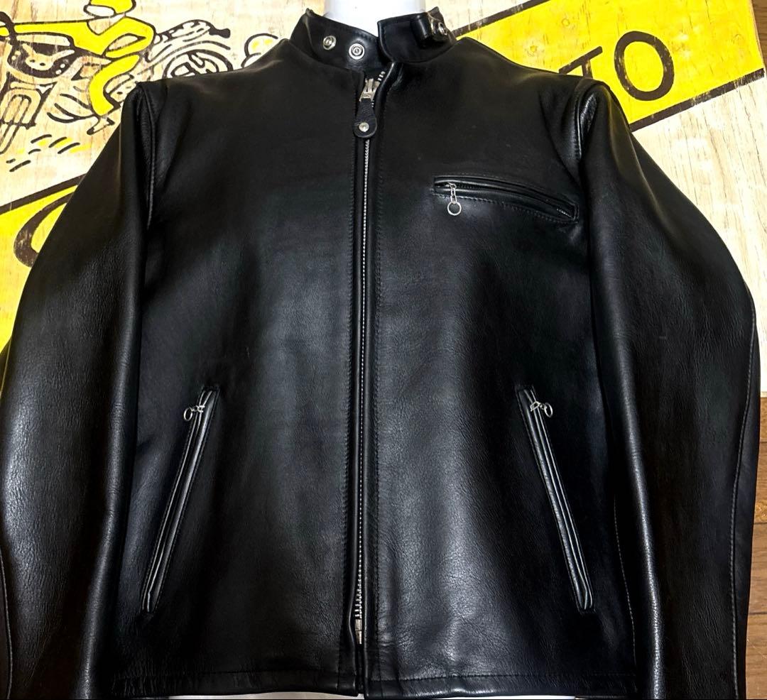 超美品‼️schott641 40インチ　ライダースインナーボア付