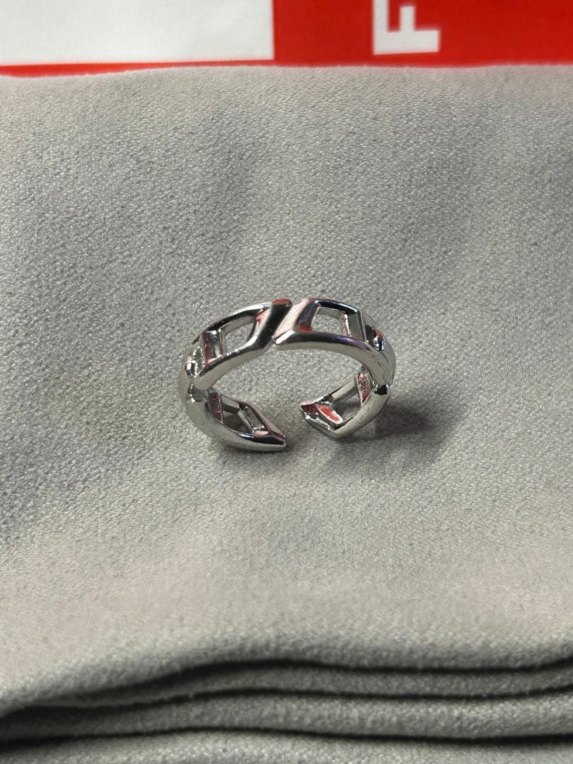 DIESEL スターリングシルバーリングサイズ5.5