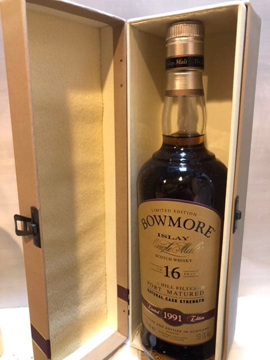 ボウモア16年【1991】ポートフィニッシュ　カスクストレングス　700ml