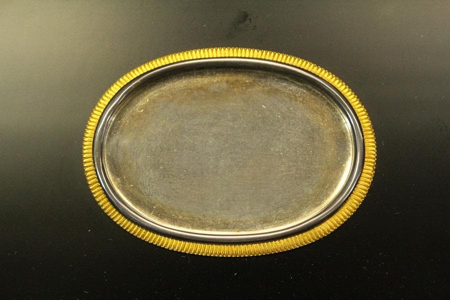 suetosh.k 平安象彦作 飛鶴蒔絵 硯箱 未使用 共箱(LC820)