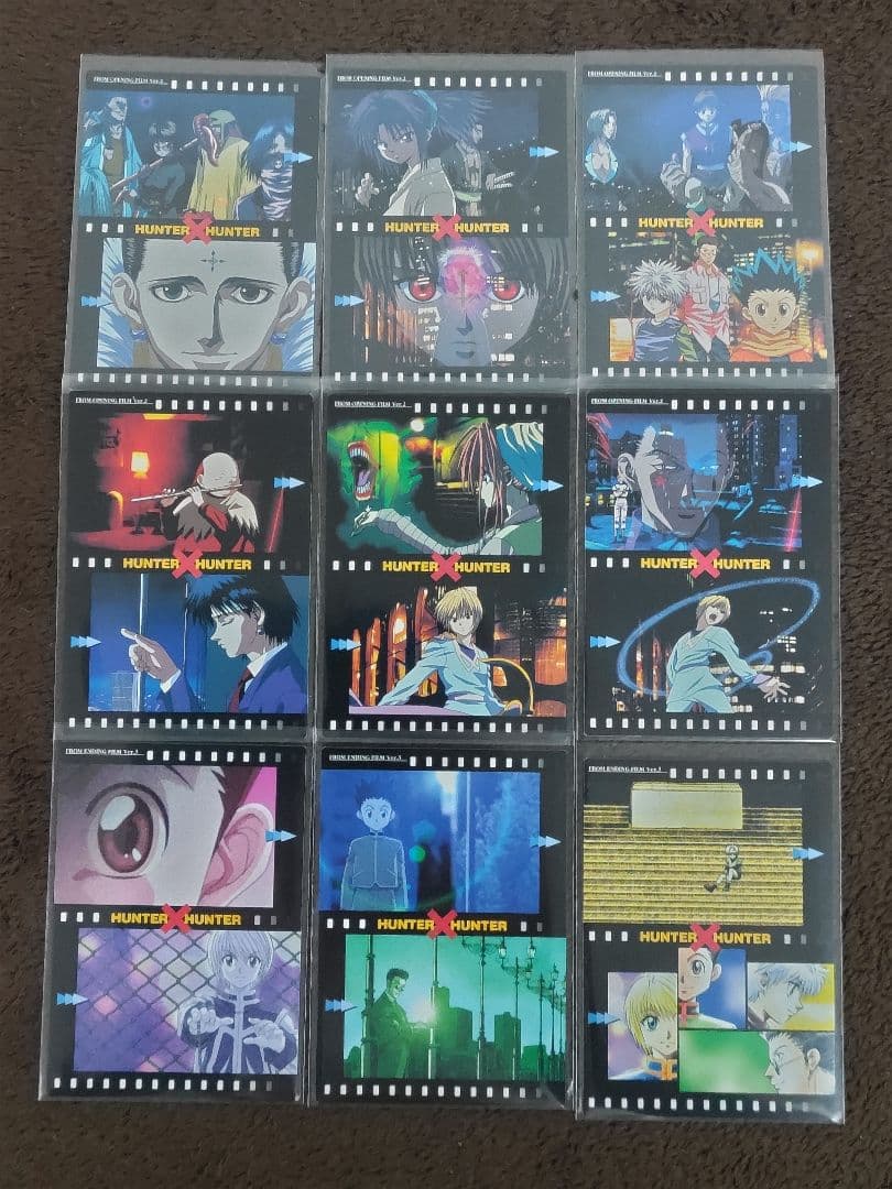 HUNTER×HUNTER カードダスマスターズ 初版 ９枚セット 1〜9
