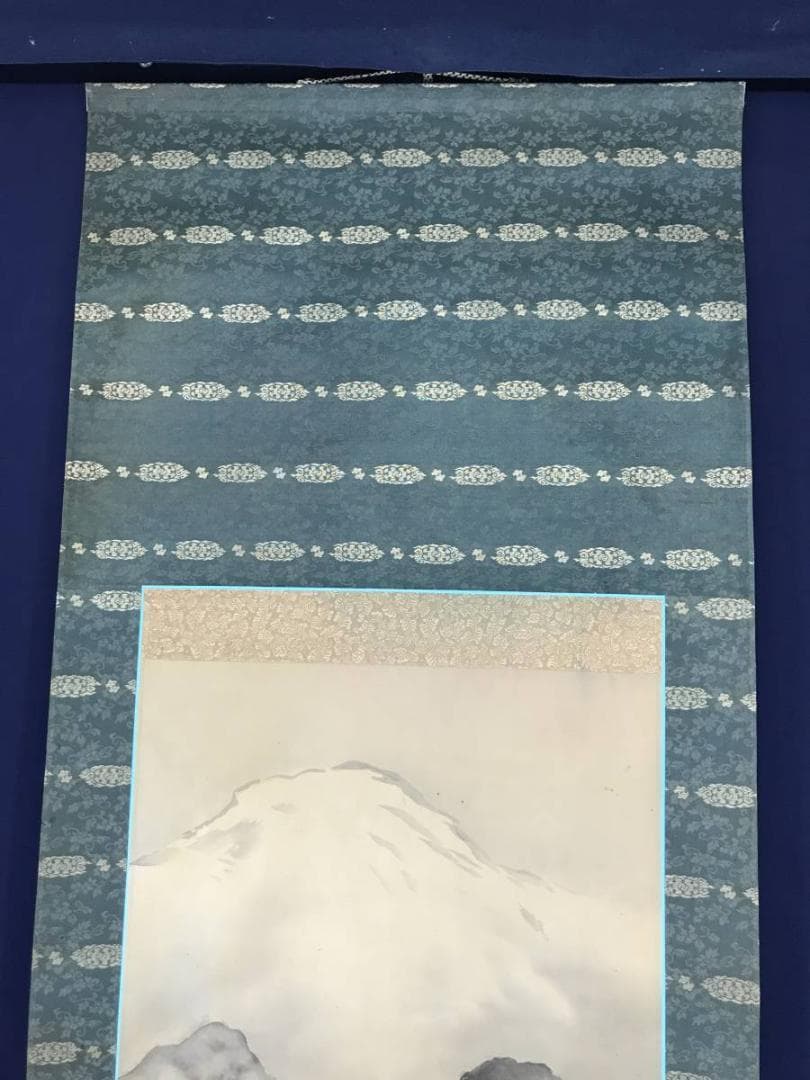 【真作】玉置頼石/天高馬肥/秋景馬図/馬図/山水図/掛軸/名家伝来/AB-935