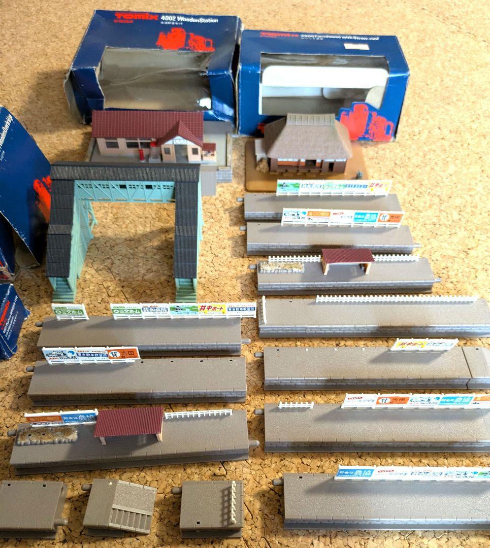 【中古】鉄道模型Nゲージ　車両各種&レールセット（EF58・キハ82他）