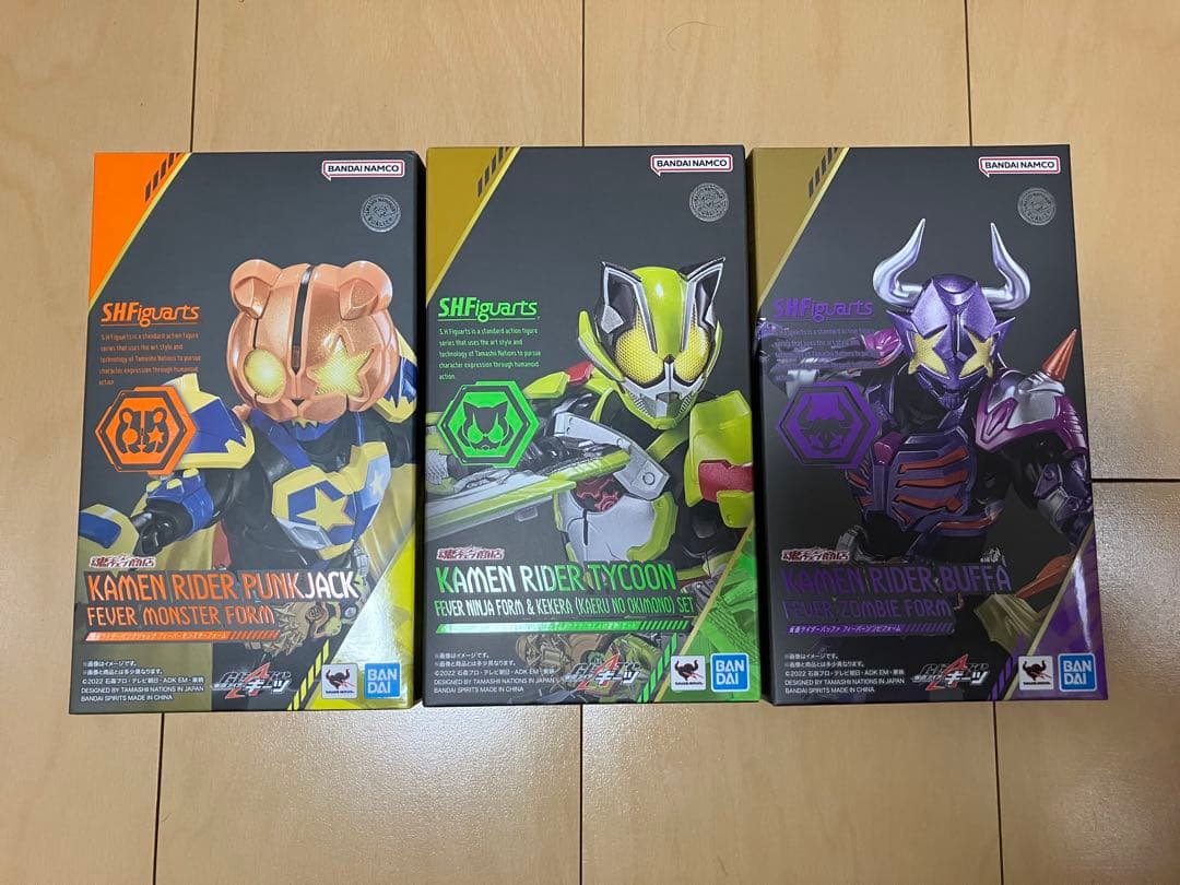 SHFiguarts タイクーン・バッファ・パンクジャック フィーバー3体セット