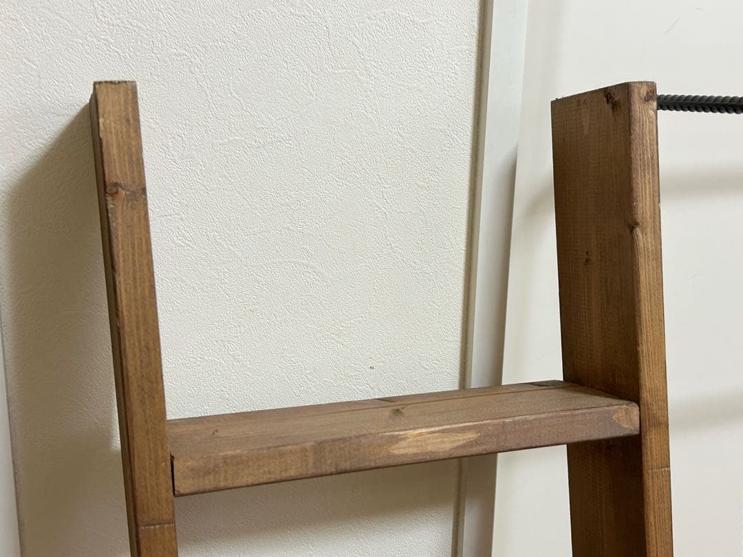 70s ビンテージ ディスプレイ アイアン ラダー ウッド 梯子 セット USA