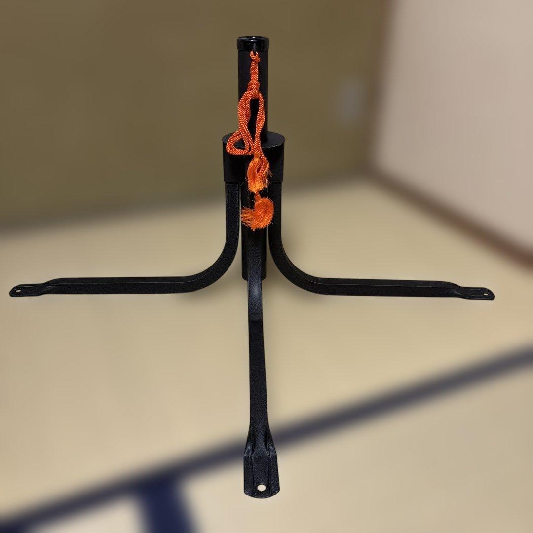 【茶道具】傘立（紙箱）クイ、ハンマーセット